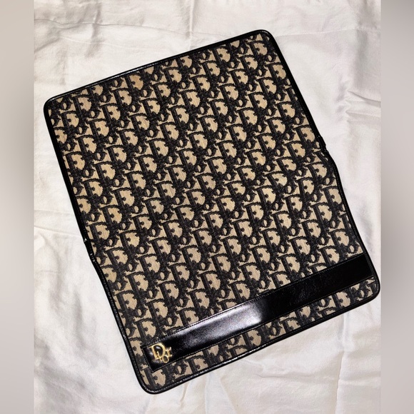 Vintage Christian Dior Monogram Canvas Clutch / Wallet | Made in France - Picture 11 of 15